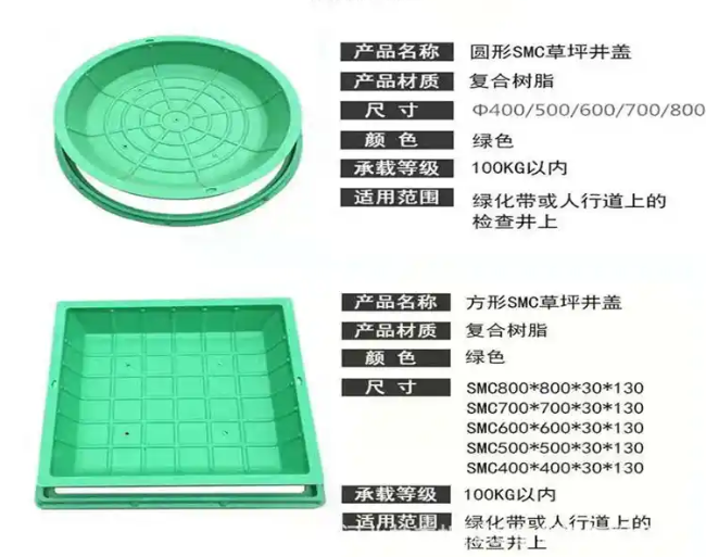 宁乡树脂复合种植井盖展示